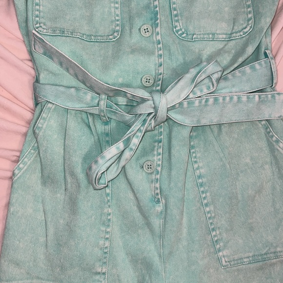 NWT Mint Tie Jumpsuit - Picture 4 of 7